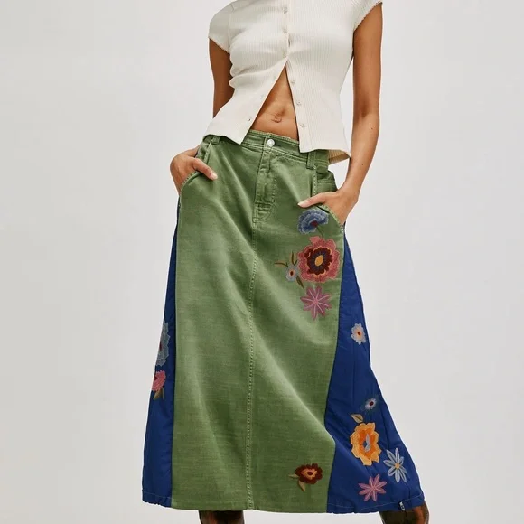 Free People Front Runner Skirt XS - Picture 6 of 9